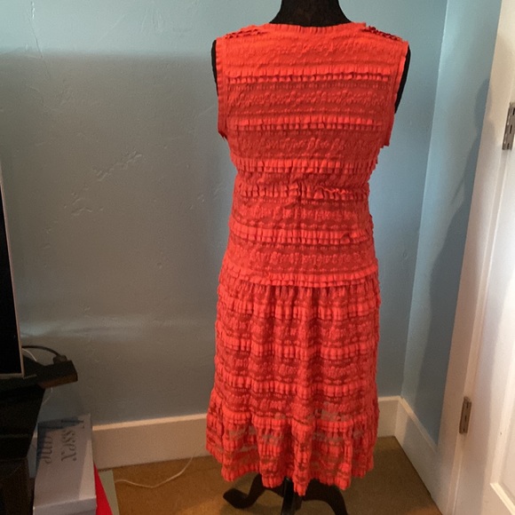 Adorable MAX Edition coral/orange dress size M never worn - Picture 3 of 5